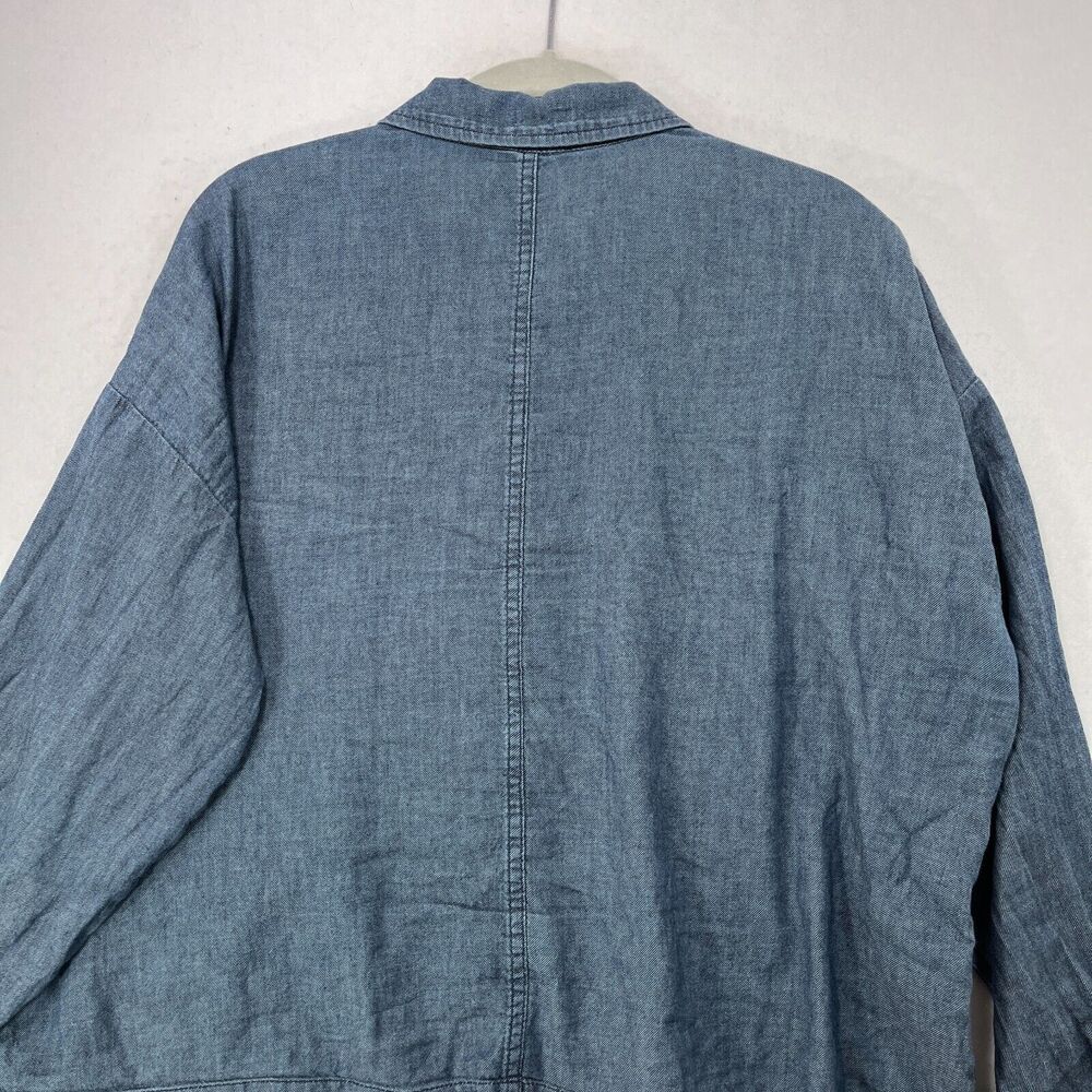 Eileen Fisher Indigo Jean Jacket - Picture 5 of 11